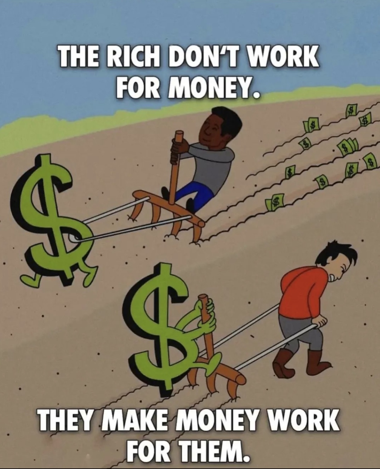 The Rich Don't Work for Money-Stumbit Quotes